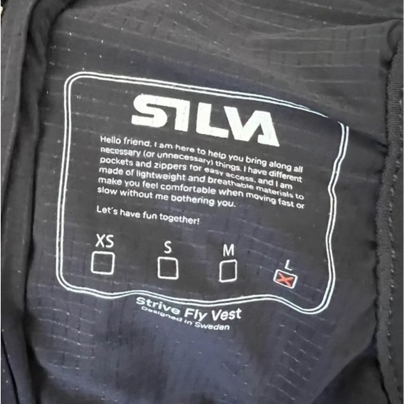 Silva Strive Fly Men’s Running Vest Size Large Made in Sweden NWT - Picture 7 of 14